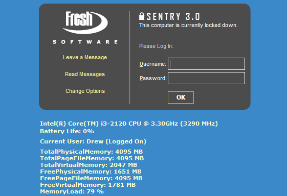 Sentry layout: Fresh Info Multi