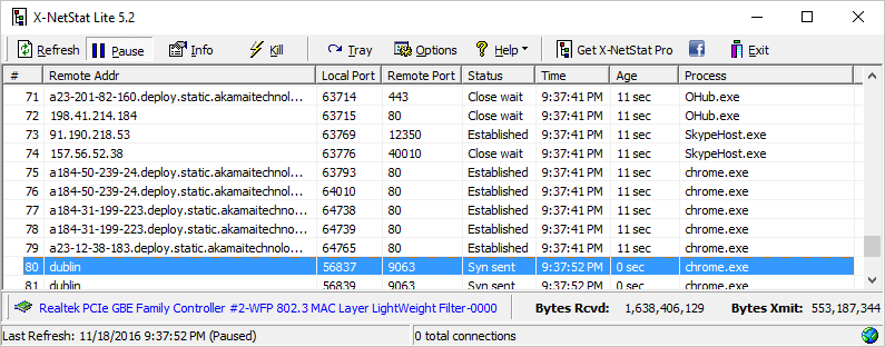 X-NetStat Lite