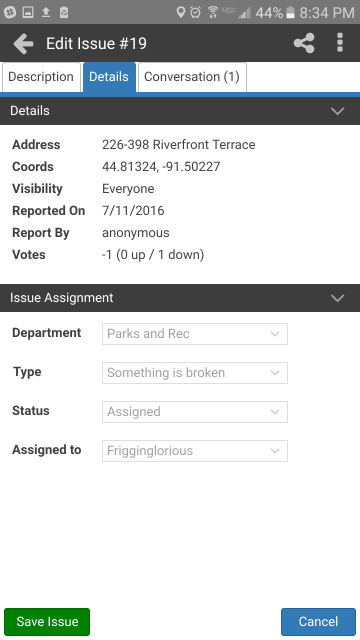 Fixity app screenshot 2