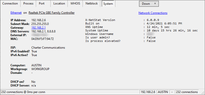 System information